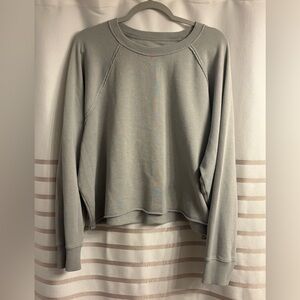Light Blue Aerie Long-Sleeve Sweatshirt